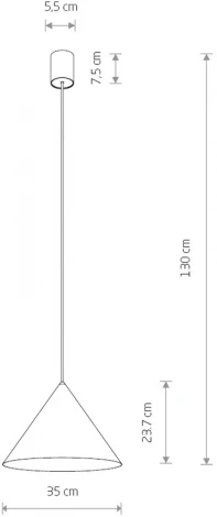 Подвесной светильник Nowodvorski Zenith M 8003 (220V, на проводе, круглые)