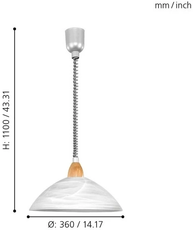 Подвесной светильник Eglo Lord 2 87009