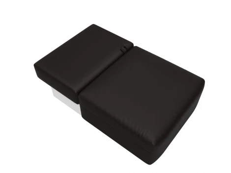 Модуль диван Лига-060 НПБ (ЛДСП,Брус,Фанера/Пластик/Экокожа/Коричневый) Лига Диванов 130073