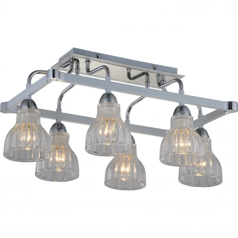 Потолочная люстра N-Light 411 411-06-13CWC chrome + white crack