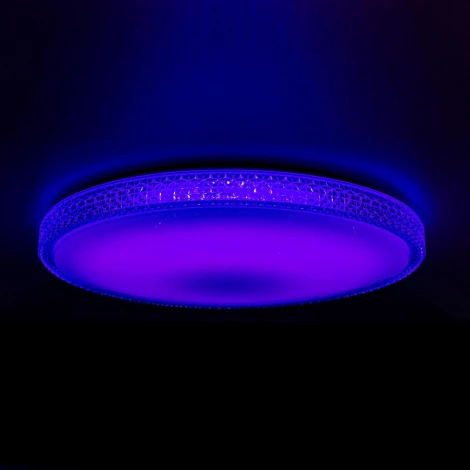 Потолочная люстра RGB Citilux Альпина CL718A80G (LED, 220V, пульт управления, управление смартфоном, голосовое управление, умный дом - Алиса, Маруся, Сири, круглые)