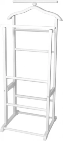 Вешалка костюмная В 9Н белый Mebelik арт.006520