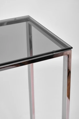Консольный стол AllConsoles 2081-CS grey зеркальный хром