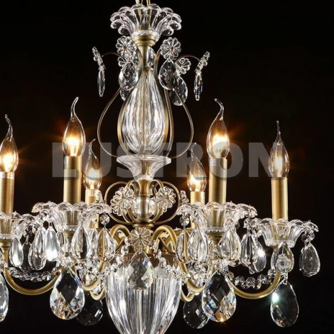Подвесная люстра Osgona Schon 790061 (220V, хрусталь, подсвечник, свеча)