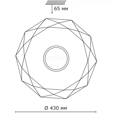 Настенно-потолочный светильник Sonex Prisa 2057/DL