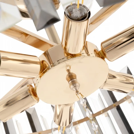 Потолочная люстра хрустальная на штанге Arte Milano Sorrento-1409 371409/6/100/470 GD (220V)
