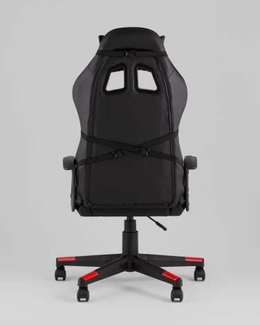 Кресло спортивное TopChairs Warden черно-красный арт.УТ000039484