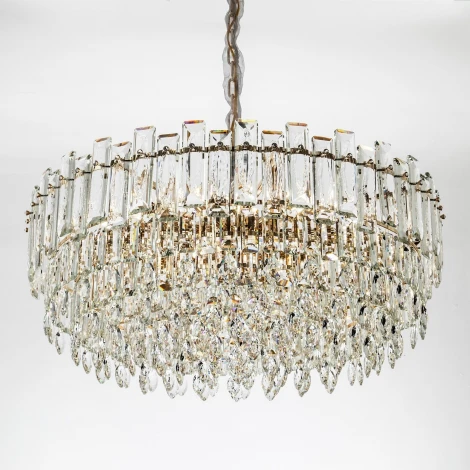 Подвесная люстра хрустальная Modelux MODELUX ML.7082.18 GD