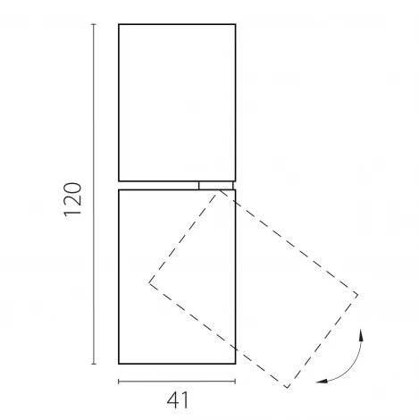 Настенно-потолочный спот светодиодный Lightstar Volta CCT 227008 5W 250Lm 38G 3000/4000/6000K никель