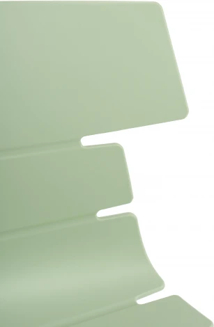 Стул HANSEN (mod. 622N) / 1 шт. в упаковке Tetchair (Пластик,Металл,Экокожа/Черный) арт.20322