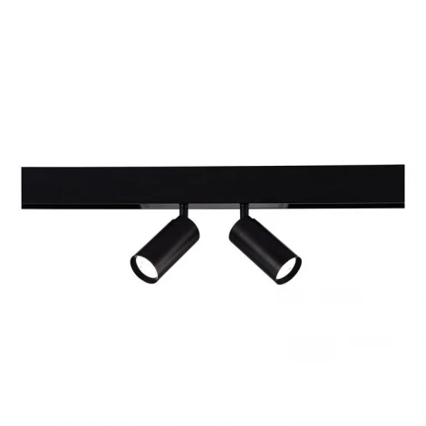 Трековый однофазный светильник светодиодный ST Luce Skyline 220 ST660.486.20H SMART Черный LED 2*10W 2700K-6000K 220V