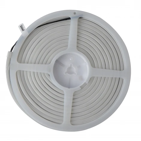 Светодиодная гибкая герметичная лента катушка 5м 3000K Uniel Neon ULS-N01-2835-120LED/m-6mm-IP67-DC12V-9W/m-5M-3000K блистер