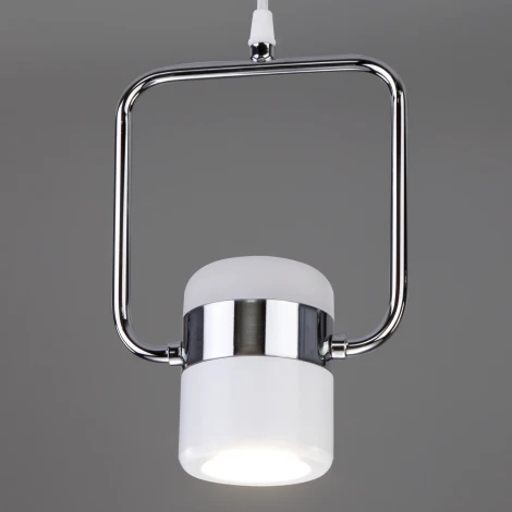 Подвесной светильник Elektrostandard Oskar 50165/1 LED хром/белый