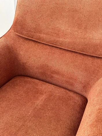 Кресло MAGDA Cato-08 коричневый, ткань / черный каркас, ®DISAUR