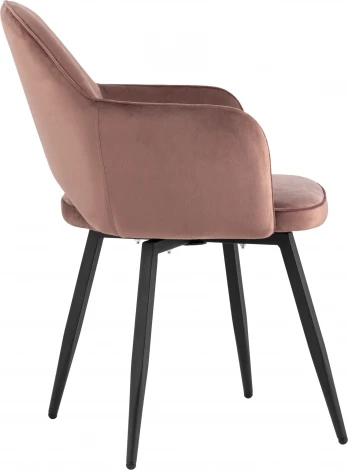 Стул Stool Group Венера вращающийся велюр пыльно-розовый 2 шт
