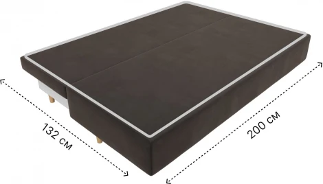 Диван прямой Лига-033 (Коричневый/Велюр) Лига Диванов арт.121092