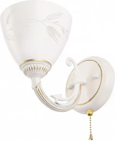 Бра с выключателем Arte Milano AM343659 343659/1W WT+G (220V)