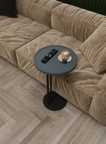 Придиванный стол Кальяри графит/черный 4320091508