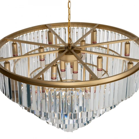 Подвесная люстра каскадная Loft IT Prism Clear 10019/800C (220V, хрусталь, на цепи)