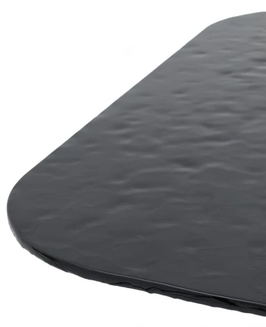 Стол ТОВЕ (TOVE) 240 цвет ЧЕРНЫЙ (GREY), стекло BUBBLE / Шоколадное золото ®DISAUR M-City 64662