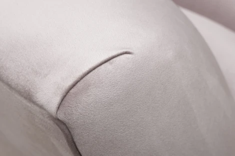 Диван Fabio трехместный велюр бежевый Colton1001-SERROS 239*95*72см, 2 подушки Garda Decor арт.FABIO-3-2K-Colt1001