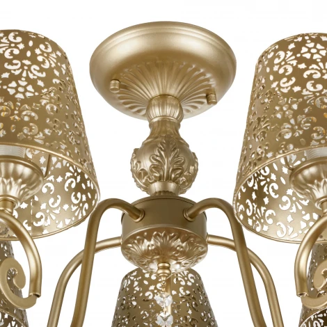 Потолочная люстра на штанге MyFar Luna MR1314-5C (220V, подвески)