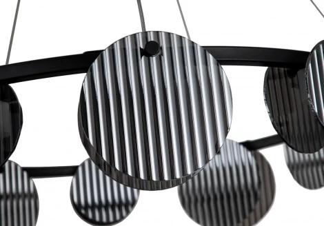 Подвесной светильник светодиодный Stilfort Relux 4008/02/08P (220V, пульт управления, на тросе, круглые)