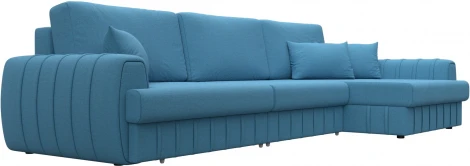 Диван угловой Лига-057 НПБ Лонг угол правый Лига Диванов (Рогожка) арт.129295