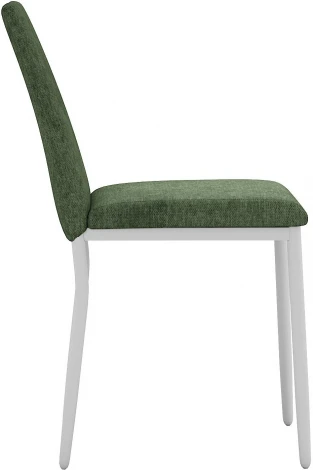 Стул DikLine 270 SB1 зеленый, ножки белые арт.00-00077172