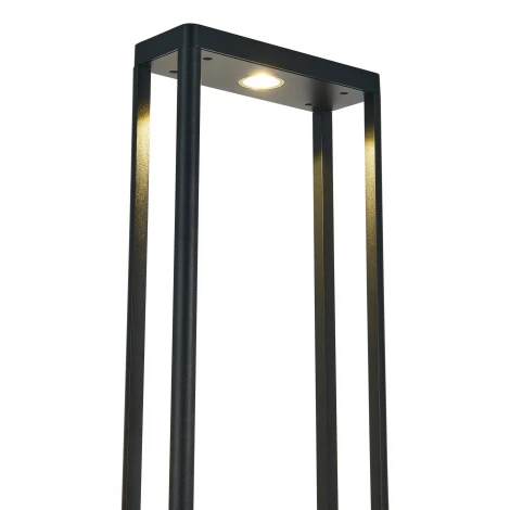 Наземный уличный светильник светодиодный ST Luce Elma SL9534.415.01 черный/черный LED 1*9W 2700K