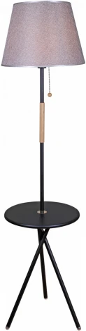 Торшер со столиком Reluce 01721-2.6-01B BK