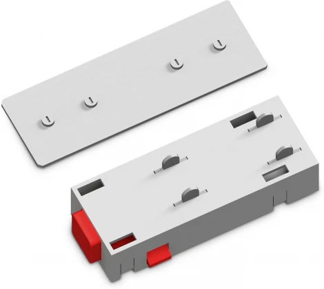 Коннектор прямой для магнитного шинопровода Ambrella TRACK SYSTEM GL1105 (220V)