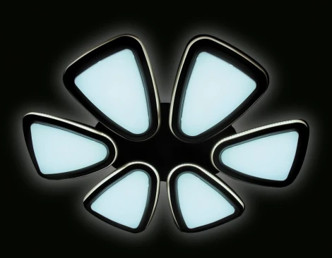 Потолочная люстра Ambrella Orbital Granule FG1014/6 WH/SL 410W D1040*800