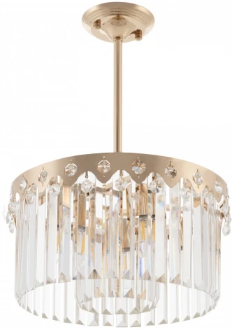 Потолочная люстра хрустальная на штанге Arte Milano Sorrento-8909 378909/5/300/390 GD (220V)