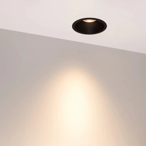 Встраиваемый точечный светильник MS-HARBOR-R106-15W Warm3000 (BK, 24 deg, 230V) (Arlight, IP20 Металл) 050181 (LED)