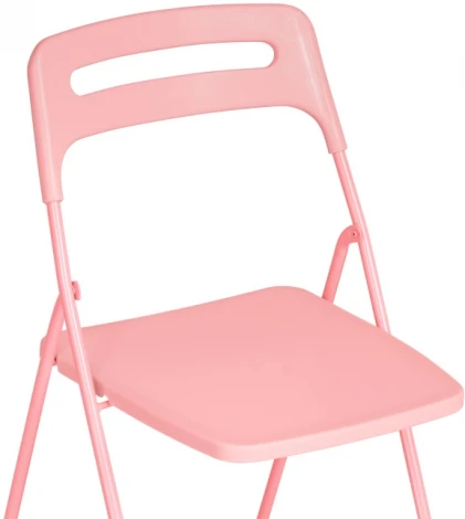 Пластиковый стул Woodville Fold складной pink 15484