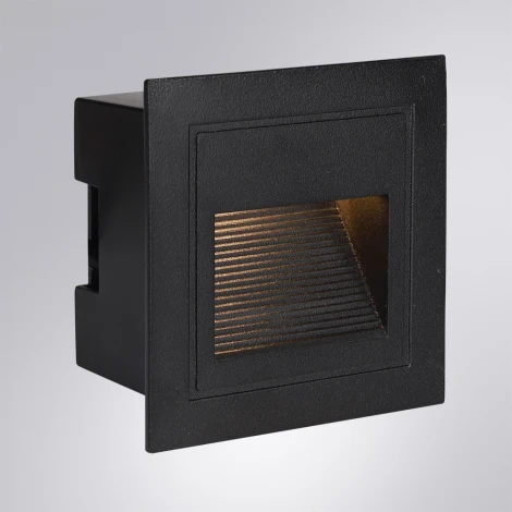 Подсветка для лестниц и ступеней встраиваемая Arte Lamp A7325IN-1BK (LED, 220V, IP65)