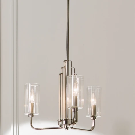 Потолочная люстра на штанге Kichler Kimrose QN-KIMROSE3-PN (220V)