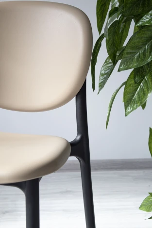 Стул Sheffilton SHT-S180 Бежевый/черный 4179116601