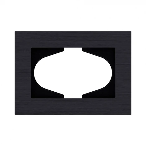 Рамка для двойной розетки черный Kollinger Reflex AL RA120BK