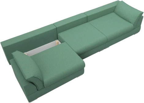 Диван прямой Пекин Long Лига Диванов (Рогожка) арт.123369