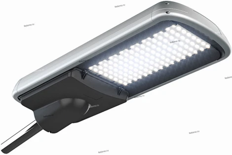 Светильник уличный консольный светодиодный Новый свет ДКУ03, 75W, 7100lm, 5500K, IP65, серый с черным