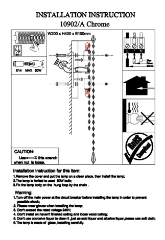 Настенный светильник Newport 10900 10902/A gold (220V, хрусталь)