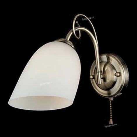 Бра Eurosvet Stefanie 30107/1 античная бронза (220V, выключатель)