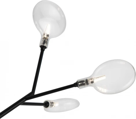 Люстра на штанге потолочная Florencia FR5049CL-27B (220V, лепестки)