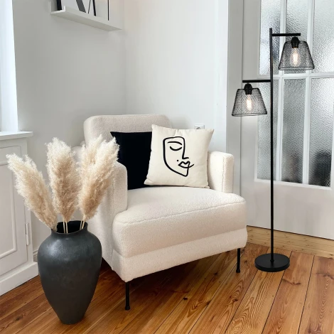 Торшер с выключателем Escada 10204/T E27*40W Black