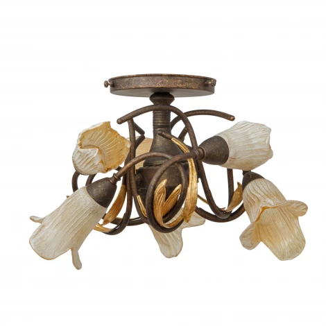 Потолочная люстра на штанге Abrasax Suzanne 1002/6 (220V, цветы)