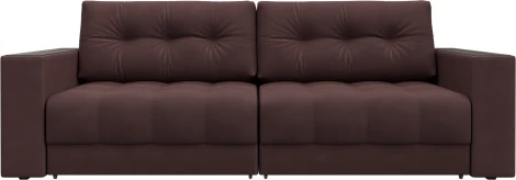 Диван прямой с декором Лига-049 НПБ Лига Диванов (Замша) арт.128409