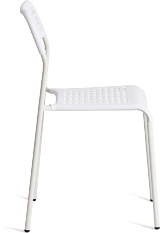 Обеденный стул Tetchair ADDE (Металл,Пластик/Белый) 19257