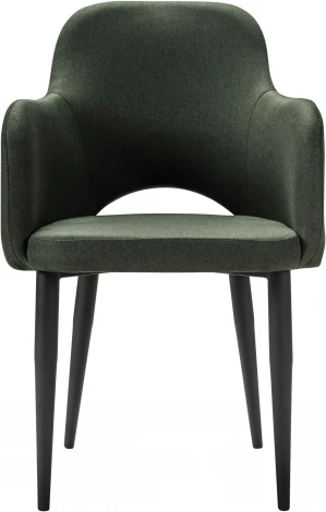 Кресло Ledger темно-зеленый/черный R-Home арт.410124120h_Dark_Green_черный